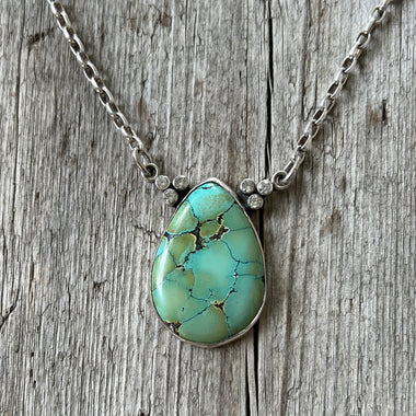 Sterling Silver Turquoise Necklace