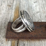 Silver Alexander the Great Coin Ring