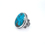 Royston Turquoise Ring Set in Sterling Silver