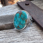 Royston Turquoise Ring Set in Sterling Silver