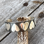 Argentium Silver Follow Your Heart Cuff Bracelet