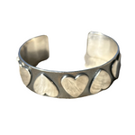 Argentium Silver Follow Your Heart Cuff Bracelet